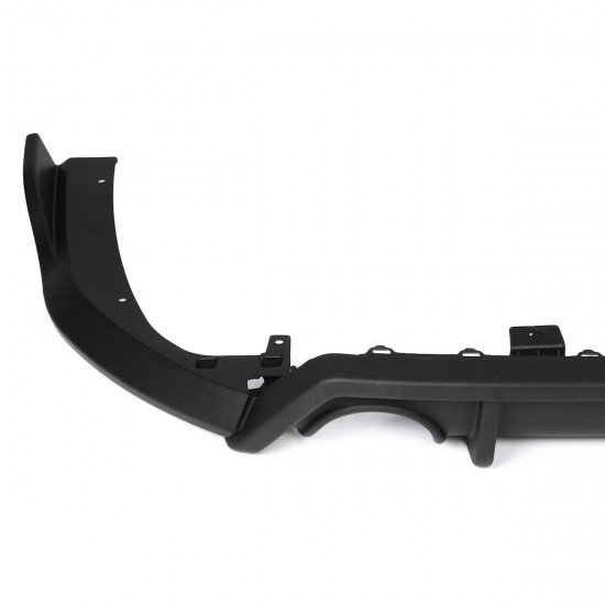 3Pcs Matte Black Car Rear Bumper Diffuser For Honda Civic 2016-2019 3Pcs Matte Black Car Rear Bumper Diffuser For Honda Civic 2016-2019