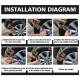 3X Universal Steel Truck Car Wheels Tyre Tire Snow Ice Chains Belt Winter Anti-skid Vehicles SUV Wheel Chain Mud Road Safe 3X Universal Steel Truck Car Wheels Tyre Tire Snow Ice Chains Belt Winter Anti-skid Vehicles SUV Wheel Chain Mud Road Safe