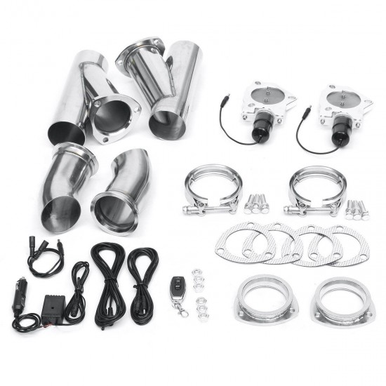 3inch 76mm Exhaust Muffler Valve Cutout E-Cut System Dump Electric Wireless Remote 3inch 76mm Exhaust Muffler Valve Cutout E-Cut System Dump Electric Wireless Remote