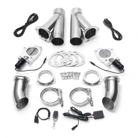 3inch 76mm Exhaust Muffler Valve Cutout E-Cut System Dump Electric Wireless Remote 3inch 76mm Exhaust Muffler Valve Cutout E-Cut System Dump Electric Wireless Remote
