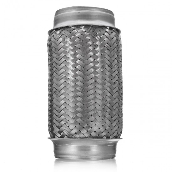 3x8 Inch Flex Pipe Exhaust Stainless Steel Double Braid Heavy Duty Coupling Tube 3x8 Inch Flex Pipe Exhaust Stainless Steel Double Braid Heavy Duty Coupling Tube