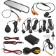 4.3 Inch Car Rear View Mirror + Butterfly Camera + 4 Search Radar + Complete Wiring Harness