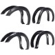 4PCS Front+Rear Wheel Fender Flares with Pocket Rivet Black For Toyota Tundra 2007-2013 4PCS Front+Rear Wheel Fender Flares with Pocket Rivet Black For Toyota Tundra 2007-2013