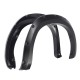 4PCS Front+Rear Wheel Fender Flares with Pocket Rivet Black For Toyota Tundra 2007-2013 4PCS Front+Rear Wheel Fender Flares with Pocket Rivet Black For Toyota Tundra 2007-2013