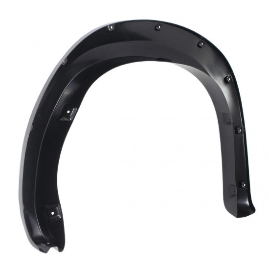 4PCS Front+Rear Wheel Fender Flares with Pocket Rivet Black For Toyota Tundra 2007-2013 4PCS Front+Rear Wheel Fender Flares with Pocket Rivet Black For Toyota Tundra 2007-2013