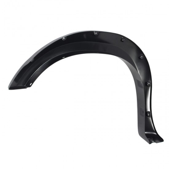 4PCS Front+Rear Wheel Fender Flares with Pocket Rivet Black For Toyota Tundra 2007-2013 4PCS Front+Rear Wheel Fender Flares with Pocket Rivet Black For Toyota Tundra 2007-2013
