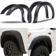 4PCS Front+Rear Wheel Fender Flares with Pocket Rivet Black For Toyota Tundra 2007-2013 4PCS Front+Rear Wheel Fender Flares with Pocket Rivet Black For Toyota Tundra 2007-2013
