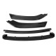 4PCS Matte Black Front Bumper Lip Body Kit Spoiler For Honda Civic Sedan 2016-2018 4PCS Matte Black Front Bumper Lip Body Kit Spoiler For Honda Civic Sedan 2016-2018