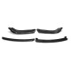 4PCS Matte Black Front Bumper Lip Body Kit Spoiler For Honda Civic Sedan 2016-2018 4PCS Matte Black Front Bumper Lip Body Kit Spoiler For Honda Civic Sedan 2016-2018