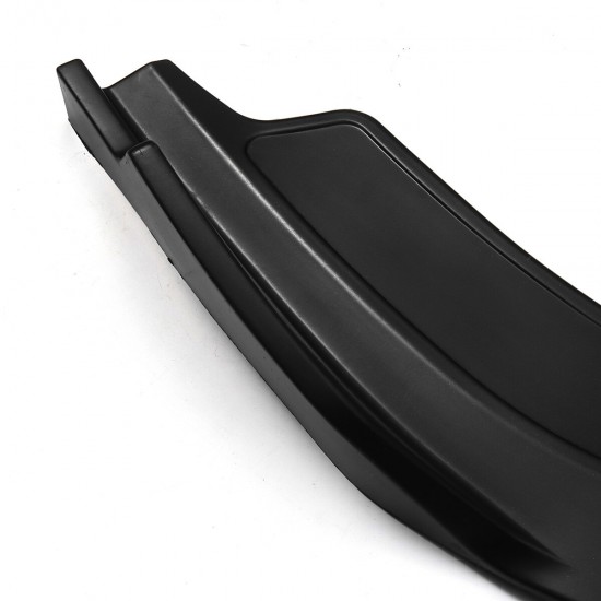 4PCS Matte Black Front Bumper Lip Body Kit Spoiler For Honda Civic Sedan 2016-2018 4PCS Matte Black Front Bumper Lip Body Kit Spoiler For Honda Civic Sedan 2016-2018