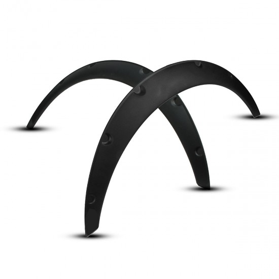 4Pcs 2 Inch/50mm Universal Flexible Car Wheel Fender Flares Extra Wide Body Wheel Arches 4Pcs 2 Inch/50mm Universal Flexible Car Wheel Fender Flares Extra Wide Body Wheel Arches