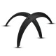4Pcs 2 Inch/50mm Universal Flexible Car Wheel Fender Flares Extra Wide Body Wheel Arches 4Pcs 2 Inch/50mm Universal Flexible Car Wheel Fender Flares Extra Wide Body Wheel Arches