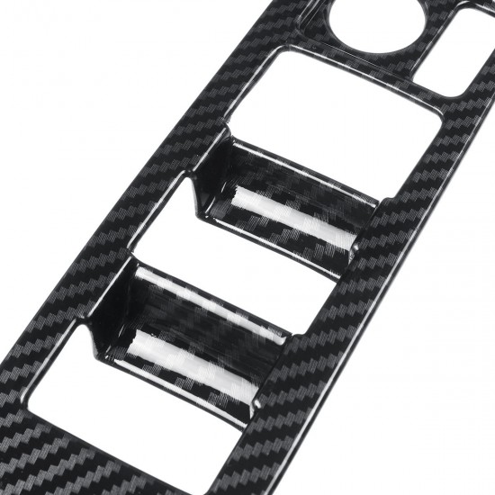 4Pcs Car Carbon Fiber Window Lift Switch Panel Trims For Toyota Corolla 2019-2020 4Pcs Car Carbon Fiber Window Lift Switch Panel Trims For Toyota Corolla 2019-2020