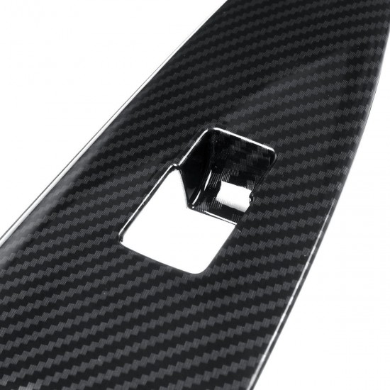 4Pcs Car Carbon Fiber Window Lift Switch Panel Trims For Toyota Corolla 2019-2020 4Pcs Car Carbon Fiber Window Lift Switch Panel Trims For Toyota Corolla 2019-2020