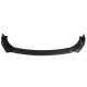 4Pcs Car Universal Bumper Carbon Fiber Look Front Lip Chin Bumper Body Kits