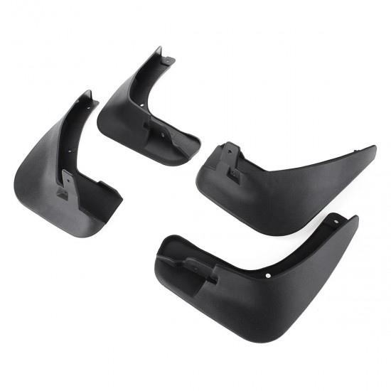 4Pcs Front And Rear Car Mudguards For Renault Fluence 08-16