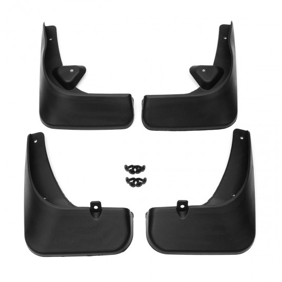 4Pcs Front And Rear Mud Flaps Car Mudguards For Peugeot Sedan 408 2010-2015