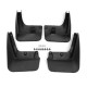 4Pcs Front Rear Car Mudguards Splash Fender For BMW 5-Series E60 2004-2010 4Pcs Front Rear Car Mudguards Splash Fender For BMW 5-Series E60 2004-2010