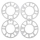 4pcs 3mm 5mm Universal Alloy Wheel Spacers Shims Set Kit For 4 and 5 Stud