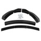 4pcs Car Front Bumper Lower Splitter Lip Diffuser Guard Protector Matte Black For Dodge Charger SRT Track Style 2015-2020 4pcs Car Front Bumper Lower Splitter Lip Diffuser Guard Protector Matte Black For Dodge Charger SRT Track Style 2015-2020
