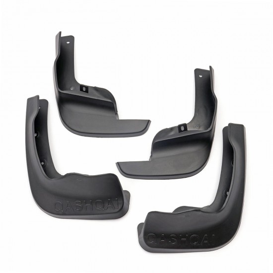 4pcs Front And Rear Car Mudguards Fender Splash Flaps For Nissan Qashqai 15-17 4pcs Front And Rear Car Mudguards Fender Splash Flaps For Nissan Qashqai 15-17