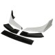 5PCS Sedan Front Bumper Lip Spoiler Cover Trim Protector For Honda Civic 2019-2020 5PCS Sedan Front Bumper Lip Spoiler Cover Trim Protector For Honda Civic 2019-2020