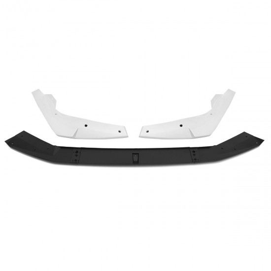 5PCS Sedan Front Bumper Lip Spoiler Cover Trim Protector For Honda Civic 2019-2020 5PCS Sedan Front Bumper Lip Spoiler Cover Trim Protector For Honda Civic 2019-2020