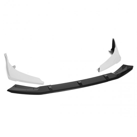 5PCS Sedan Front Bumper Lip Spoiler Cover Trim Protector For Honda Civic 2019-2020