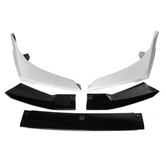 5PCS Sedan Front Bumper Lip Spoiler Cover Trim Protector For Honda Civic 2019-2020 5PCS Sedan Front Bumper Lip Spoiler Cover Trim Protector For Honda Civic 2019-2020