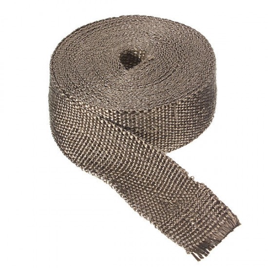 5m Exhaust Header Wrap Insulator Pipe High Heat Tape Gold 5m Exhaust Header Wrap Insulator Pipe High Heat Tape Gold