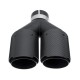63MM Universal Real Carbon Fiber Matte Black Exhaust Muffler Tip End Tail Pipe 63MM Universal Real Carbon Fiber Matte Black Exhaust Muffler Tip End Tail Pipe