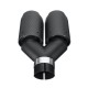 63MM Universal Real Carbon Fiber Matte Black Exhaust Muffler Tip End Tail Pipe 63MM Universal Real Carbon Fiber Matte Black Exhaust Muffler Tip End Tail Pipe