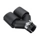 63MM Universal Real Carbon Fiber Matte Black Exhaust Muffler Tip End Tail Pipe 63MM Universal Real Carbon Fiber Matte Black Exhaust Muffler Tip End Tail Pipe