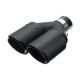 63MM Universal Real Carbon Fiber Matte Black Exhaust Muffler Tip End Tail Pipe 63MM Universal Real Carbon Fiber Matte Black Exhaust Muffler Tip End Tail Pipe
