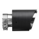 63mm 2.5 Inch Universal Carbon Fiber Matte Car Exhaust Pipe Tail Muffler End 63mm 2.5 Inch Universal Carbon Fiber Matte Car Exhaust Pipe Tail Muffler End