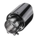 63mm Inlet Universal Glossy Carbon Fiber Car Exhaust Pipe Tail Muffler End Tip 63mm Inlet Universal Glossy Carbon Fiber Car Exhaust Pipe Tail Muffler End Tip