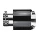 63mm Inlet Universal Glossy Carbon Fiber Car Exhaust Pipe Tail Muffler End Tip 63mm Inlet Universal Glossy Carbon Fiber Car Exhaust Pipe Tail Muffler End Tip