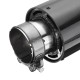 63mm Inlet Universal Glossy Carbon Fiber Car Exhaust Pipe Tail Muffler End Tip 63mm Inlet Universal Glossy Carbon Fiber Car Exhaust Pipe Tail Muffler End Tip