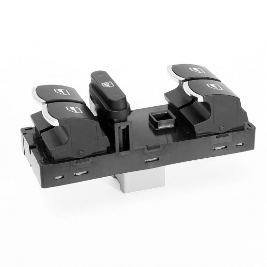6PCS Chrome Window Mirror Headlight Switch Control For VW Passat Golf Jetta Tiguan Touran 6PCS Chrome Window Mirror Headlight Switch Control For VW Passat Golf Jetta Tiguan Touran