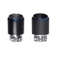 76MM-101MM Outlet Car Carbon Fiber Stainless Steel Car Rear Exhaust Tip Pipe Muffler Adapter Reducer Connector Universal