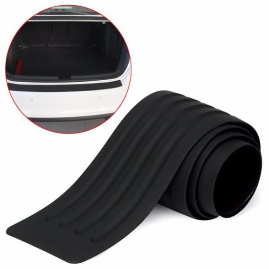 90x8cm Car Rear Rubber Bumper Rubber Anti Trunk Shield for Audi Volkswagen SERT SKODA