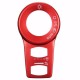Aluminum Red Fog Headlight Button Switch Trim Cover Decor Frame Decoration For Jeep Cherokee 15+ Aluminum Red Fog Headlight Button Switch Trim Cover Decor Frame Decoration For Jeep Cherokee 15+
