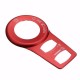 Aluminum Red Fog Headlight Button Switch Trim Cover Decor Frame Decoration For Jeep Cherokee 15+