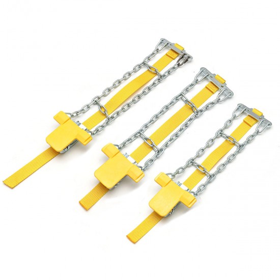 Auto Anti-skid Steel Chains Car Skid Belt Snow Mud Sand Tire Clip-on Chain S/M/L Auto Anti-skid Steel Chains Car Skid Belt Snow Mud Sand Tire Clip-on Chain S/M/L