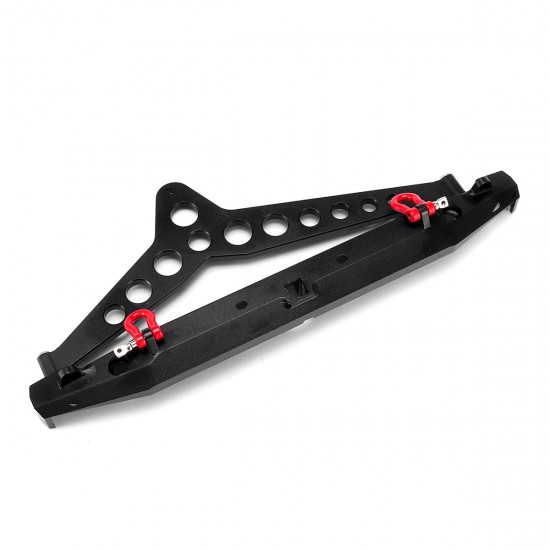 Black Alloy Rear Bumper Protector with LED Light for Traxxas TRX4 Black Alloy Rear Bumper Protector with LED Light for Traxxas TRX4