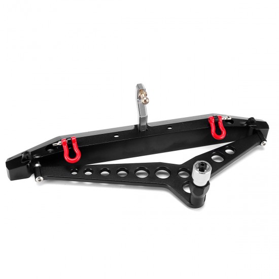 Black Alloy Rear Bumper Protector with LED Light for Traxxas TRX4 Black Alloy Rear Bumper Protector with LED Light for Traxxas TRX4