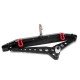 Black Alloy Rear Bumper Protector with LED Light for Traxxas TRX4 Black Alloy Rear Bumper Protector with LED Light for Traxxas TRX4