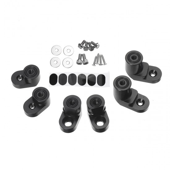 Black Car Rear Spoiler Wing Riser Lift Extension Kit For Ford Fiesta ST Hatchback 2014-2019 Black Car Rear Spoiler Wing Riser Lift Extension Kit For Ford Fiesta ST Hatchback 2014-2019