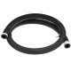 Black Nylon Stainless Steel Braided Pipe Gas Oil Fuel Coolant Hose 10-AN AN10 1M Black Nylon Stainless Steel Braided Pipe Gas Oil Fuel Coolant Hose 10-AN AN10 1M