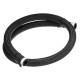 Black Nylon Stainless Steel Braided Pipe Gas Oil Fuel Coolant Hose 10-AN AN10 1M Black Nylon Stainless Steel Braided Pipe Gas Oil Fuel Coolant Hose 10-AN AN10 1M